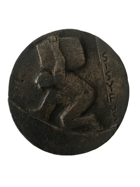 Sisyfus voorzijde licht gepatineerd